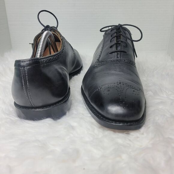 Allen Edmonds Cornwallis Oxfords Dress Shoes Mens Size 11 Gray Leather - Picture 7 of 10